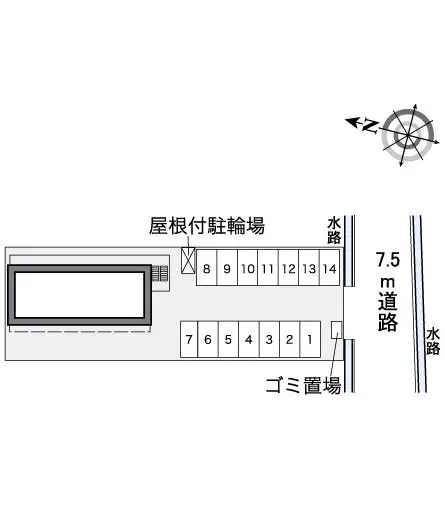 ★手数料０円★福山市南蔵王町　月極駐車場（LP）